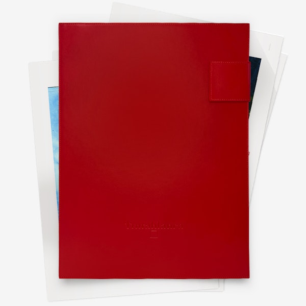 LOS CAMINOS DEL QUIJOTE - Carpeta de piel con 4 láminas A3 - Edición Coleccionista - Tintablanca